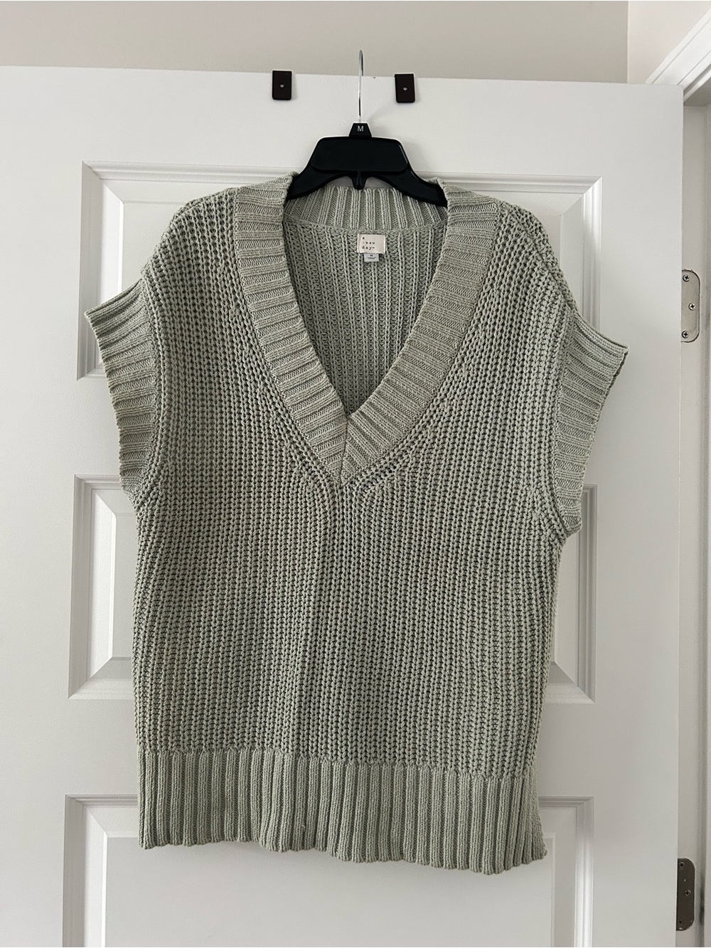 A New Day Ribbed V-Neck Sweater Vest
